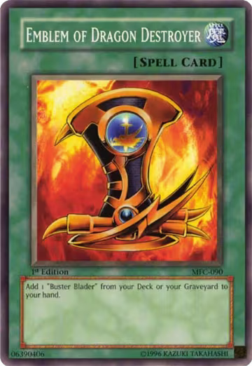 Emblem of Dragon Destroyer (MFC-090), Magician's Force — Yu-Gi-Oh! card price