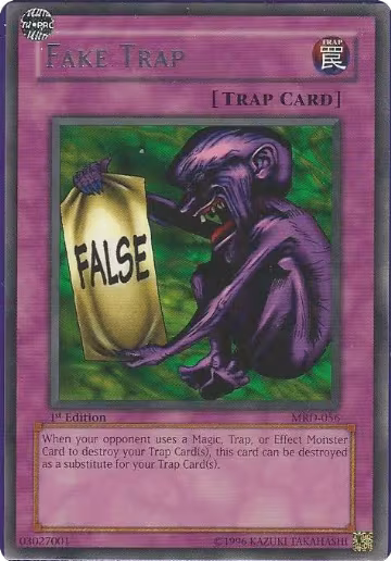 Fake Trap (MRD-056), Metal Raiders — Yu-Gi-Oh! card price