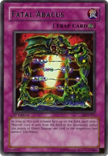 Fatal Abacus (LOD-011), Legacy of Darkness — Yu-Gi-Oh! card price