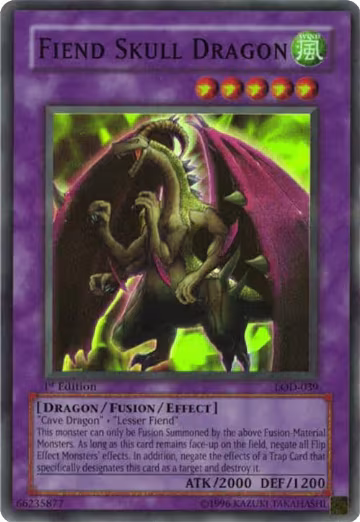 Fiend Skull Dragon (LOD-039), Legacy of Darkness — Yu-Gi-Oh! card price