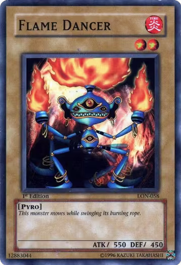 Flame Dancer (LON-058), Labyrinth of Nightmare — Yu-Gi-Oh! card price