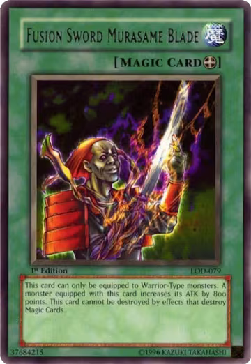 Fusion Sword Murasame Blade (LOD-079), Legacy of Darkness — Yu-Gi-Oh! card price