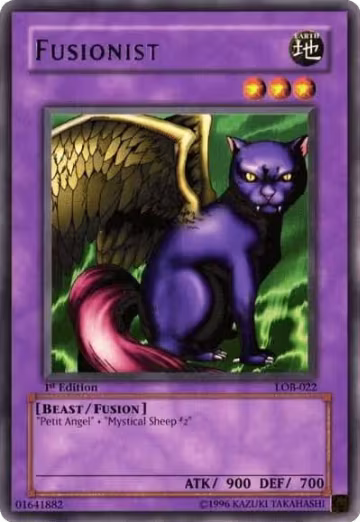 Fusionist (LOB-022), The Legend of Blue Eyes White Dragon — Yu-Gi-Oh! card price