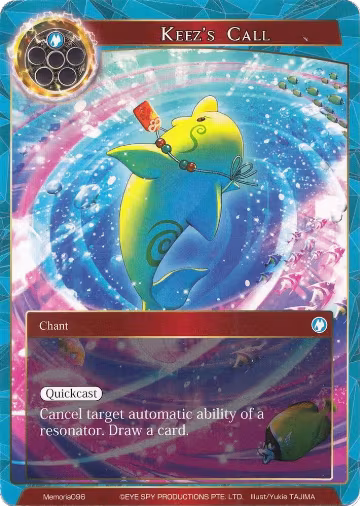 Keez's Call (Memoria096), Alice Origin Memoria Cards — Force of Will card price