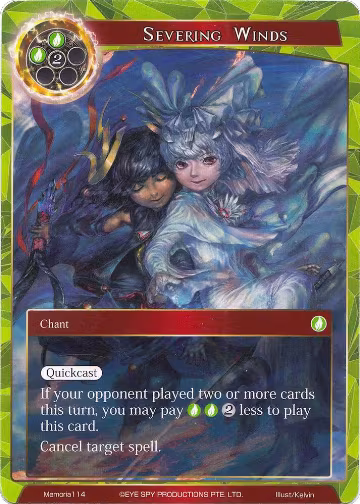 Severing Winds (Memoria114), Alice Origin Memoria Cards — Force of Will card price