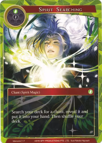 Spirit Searching (Memoria117), Alice Origin Memoria Cards — Force of Will card price