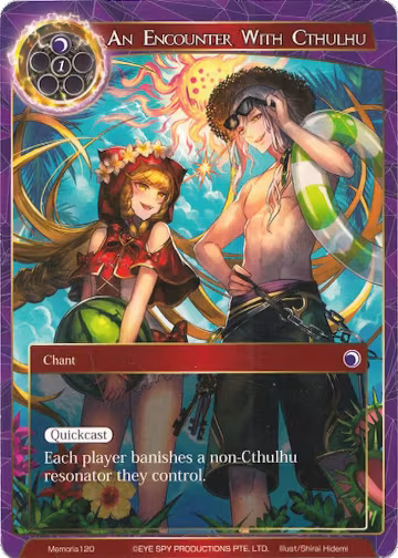 An Encounter with Cthulhu (Memoria120), Alice Origin Memoria Cards — Force of Will card price