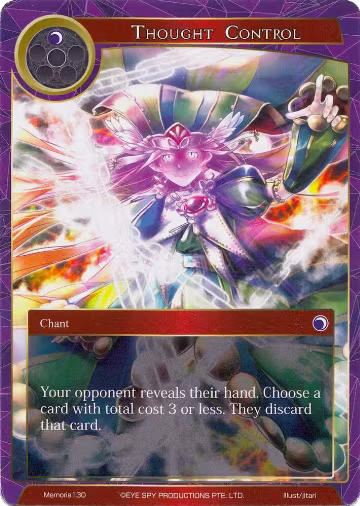 Thought Control (Memoria130), Alice Origin Memoria Cards — Force of Will card price
