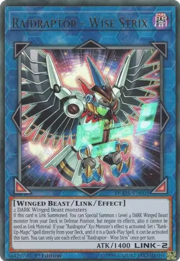 Raidraptor - Wise Strix (DUOV-EN005), Duel Overload — Yu-Gi-Oh! card price