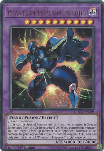 Phantasm Emperor Trilojig (DUOV-EN039), Duel Overload — Yu-Gi-Oh! card price