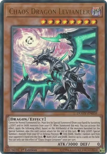 Chaos Dragon Levianeer (DUOV-EN058), Duel Overload — Yu-Gi-Oh! card price