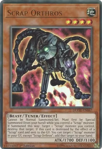 Scrap Orthros (DUOV-EN067), Duel Overload — Yu-Gi-Oh! card price
