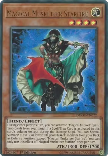 Magical Musketeer Starfire (DUOV-EN072), Duel Overload — Yu-Gi-Oh! card price