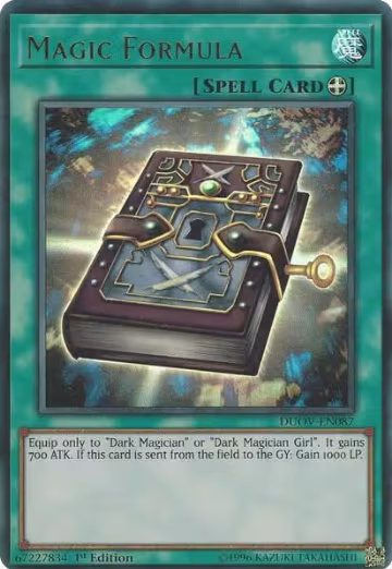 Magic Formula (DUOV-EN087), Duel Overload — Yu-Gi-Oh! card price