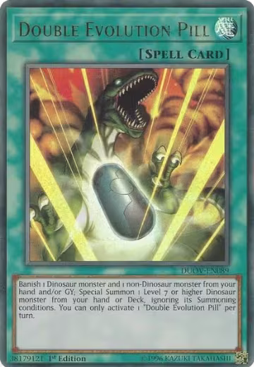 Double Evolution Pill (DUOV-EN089), Duel Overload — Yu-Gi-Oh! card price