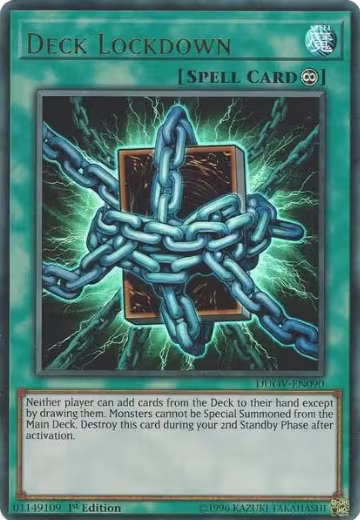 Deck Lockdown (DUOV-EN090), Duel Overload — Yu-Gi-Oh! card price