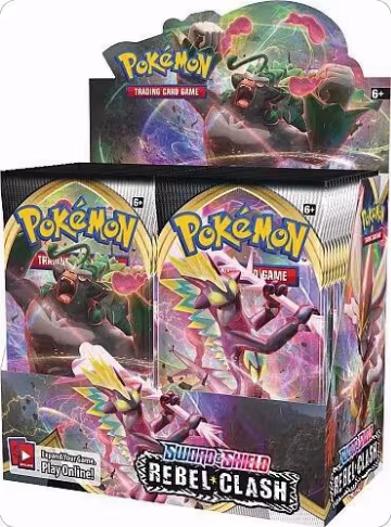 Rebel Clash Booster Box, Rebel Clash — Pokémon sealed product price