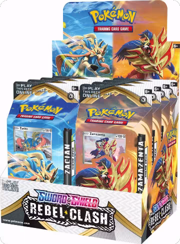 Rebel Clash Theme Deck Display, Rebel Clash — Pokémon sealed product price