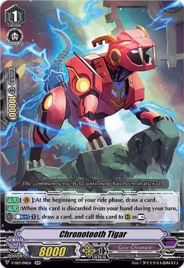 Chronotooth Tigar (V-EB13/018EN), V-EB13: The Astral Force — Vanguard card price