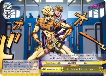 Golden Experience (JJ/S66-TE09 TD), JoJo's Bizarre Adventure: Golden Wind — Weiß Schwarz card price