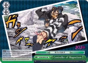 Controller of Magnetism (JJR) (Gold Stamp) (JJ/S66-E045J JJR), JoJo's Bizarre Adventure: Golden Wind — Weiß Schwarz card price