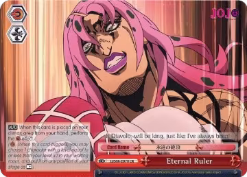 Eternal Ruler (JJ/S66-E070 CR), JoJo's Bizarre Adventure: Golden Wind — Weiß Schwarz card price