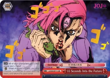 10 Seconds Into the Future (JJR) (Gold Stamp) (JJ/S66-E071J JJR), JoJo's Bizarre Adventure: Golden Wind — Weiß Schwarz card price