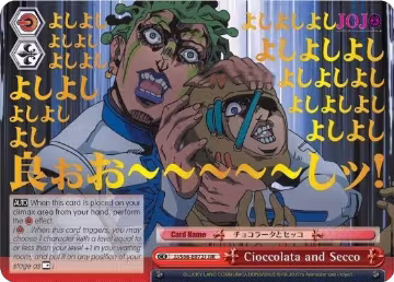 Cioccolata and Secco (JJR) (Gold Stamp) (JJ/S66-E072J JJR), JoJo's Bizarre Adventure: Golden Wind — Weiß Schwarz card price