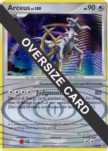 Arceus - DP50 (DP Black Star Promos) (DP50), Jumbo Cards — Pokémon card price