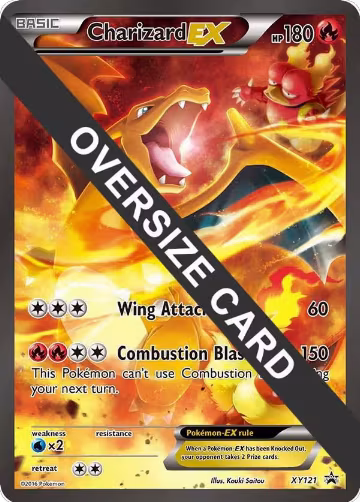 Charizard EX - XY121 (XY Black Star Promos) (XY121), Jumbo Cards — Pokémon card price