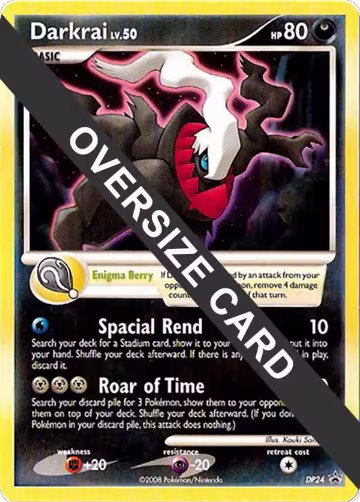 Darkrai - DP24 (DP Black Star Promos) (DP24), Jumbo Cards — Pokémon card price
