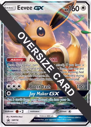Eevee GX - SM174 (SM Black Star Promo) (SM174), Jumbo Cards — Pokémon card price