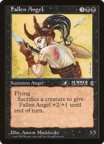 Fallen Angel (4th Place) (Arena League), Oversize Cards — Magic card price