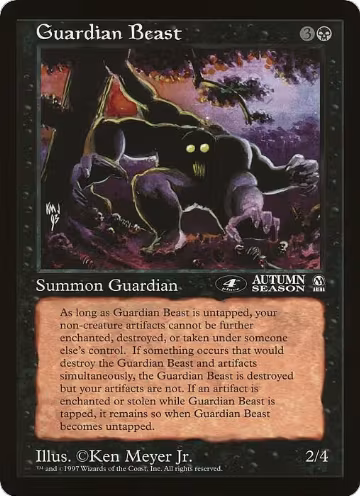 Guardian Beast (4th Place) (Arena League), Oversize Cards — Magic card price