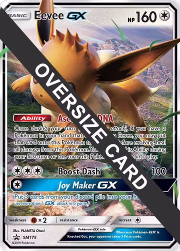 Eevee GX - SM175 (SM Black Star Promo) (SM175), Jumbo Cards — Pokémon card price