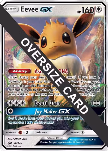 Eevee GX - SM176 (SM Black Star Promo) (SM176), Jumbo Cards — Pokémon card price