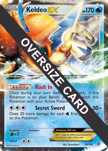 Keldeo EX - 49/99 (049/099), Jumbo Cards — Pokémon card price