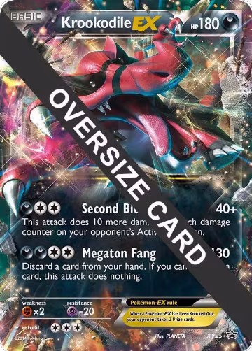 Krookodile EX - XY25 (XY25), Jumbo Cards — Pokémon card price
