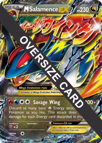 M Salamence EX - XY171 (XY171), Jumbo Cards — Pokémon card price