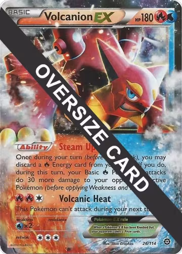 Volcanion - 26/114 (026/114), Jumbo Cards — Pokémon card price