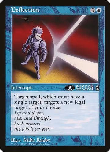 Deflection (4th Place) (Arena League), Oversize Cards — Magic card price