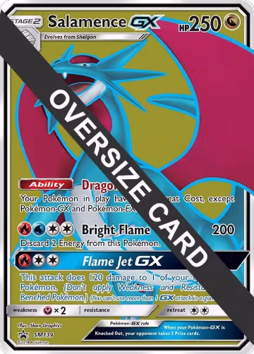 Salamence GX - SM139 (SM Black Star Promo) (SM139), Jumbo Cards — Pokémon card price