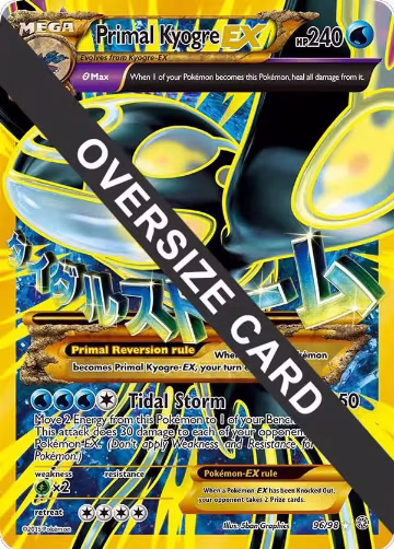 Primal Kyogre EX - 96/98 (096/098), Jumbo Cards — Pokémon card price