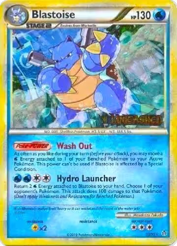 Blastoise - 13/95 (Prerelease) (13/95), HGSS Promos — Pokémon card price