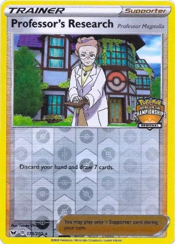 Professor's Research [Professor Magnolia] - 178/202 (Regional Championships) (178/202), League & Championship Cards — Pokémon card price