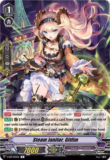 Steam Janitor, Gitlim (V-EB13/032EN), V-EB13: The Astral Force — Vanguard card price
