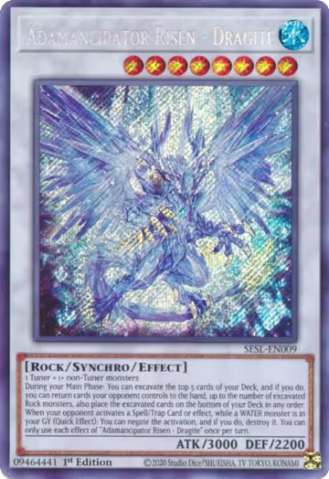 Adamancipator Risen - Dragite (SESL-EN009), Secret Slayers — Yu-Gi-Oh! card price