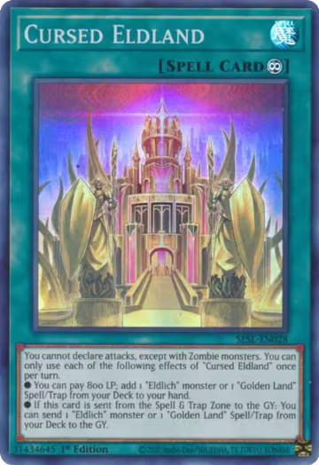 Cursed Eldland (SESL-EN028), Secret Slayers — Yu-Gi-Oh! card price