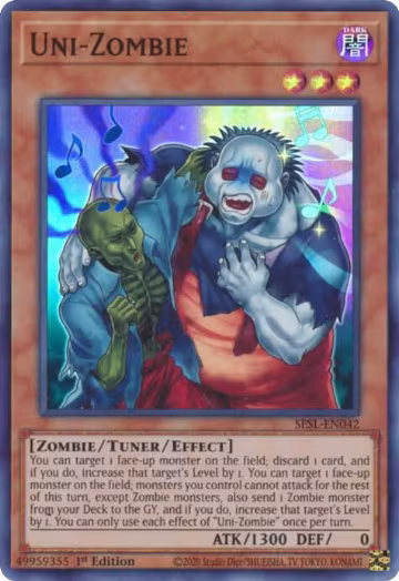 Uni-Zombie (SESL-EN042), Secret Slayers — Yu-Gi-Oh! card price