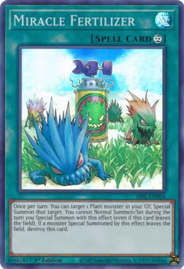 Miracle Fertilizer (SESL-EN056), Secret Slayers — Yu-Gi-Oh! card price